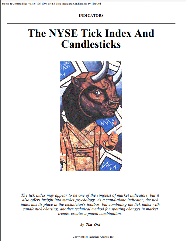 The NYSE Tick Index And Candlesticks1