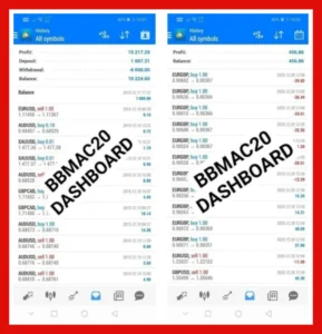 BBMAC20 DASHBOARD TRADING SYSTEM