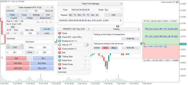 Trade Assistant MT4 MQL5 9