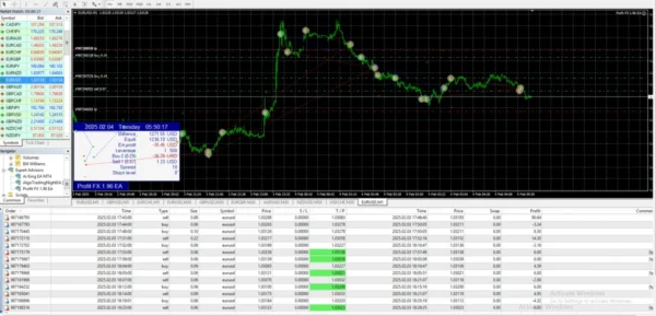 Profit FX EA backtest 3