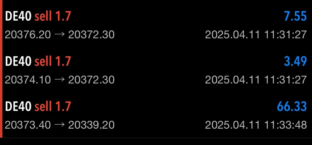 Dax Killer EA trading 9